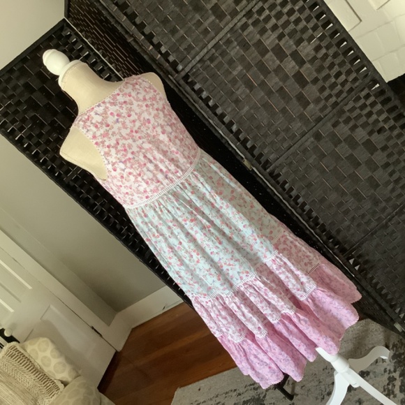 Love shack fancy boho floral dress with pockets xs excellent condition👗 - Picture 5 of 8